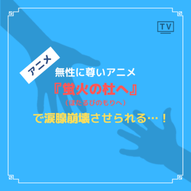 『蛍火の杜へ』は無性に泣けるアニメだから「夏目友人帳」が霞んで見える…！